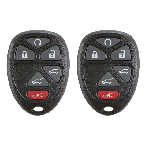 On your Chevy key. . Tahoe key fob